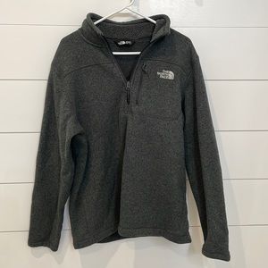 North Face 1/4 zip sweater. Large